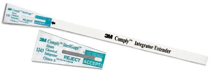 3M Healthcare Comply SteriGage Steam Chem Integrator b - INTEGRATOR, CHEMICAL, STERIGAGE, 100/PK - 1243B