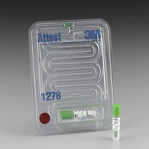 3M Healthcare Attest 1278/1278F EO Pack - Attest Biological Indicator for EO with Green Cap, 48-hr, Test Pack - 1278F