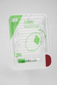 3M Healthcare Attest Rapid Readout Bio Indicator Test Pack: Ethylene Oxide - Attest Biological Indicator for EO with Green Cap, Rapid Readout, 4-hr, Test Pack - 1298