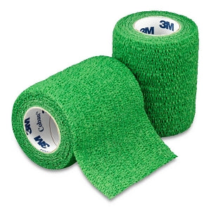 3M Coban Self-Adherent Wrap - 3M Coban Self-Adherent Wrap 1583G, Nonsterile, Green, 3" x 5 yd. - 1583G