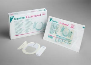 3M Healthcare 3M Tegaderm Advanced IV Securement Dressings - 3M Tegaderm Advanced IV Securement Dressing, 2-1/2" x 2-3/4" - 1683