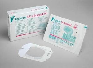 3M Healthcare 3M Tegaderm Advanced IV Securement Dressings - 3M Tegaderm Advanced IV Securement Dressing, 4" x 4-3/4" - 1688