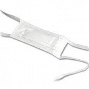 3M Healthcare 1818 Tie-On Surgical Mask - White Fluid Resistant Surgical Mask, Tie-On - 1818