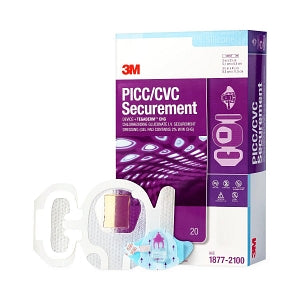 3M Healthcare PICC / CVC Securement Devices - 3M Tegaderm PICC / CVC Securement Dressing, 3-1/2" x 4-1/2" - 1877-2100