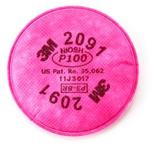 P100 Particulate Filter 2091 by 3M Healthcare