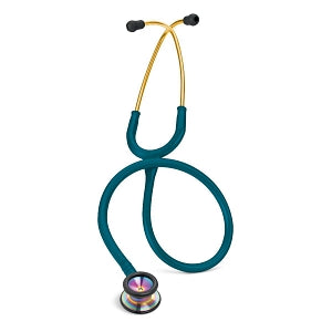 3M Healthcare 3M Littmann Classic II Pediatric Stethoscopes - 3M Littmann Classic II Pediatric Stethoscope, Rainbow-Finish Chestpiece, Caribbean Blue Tube, 28" - 2153