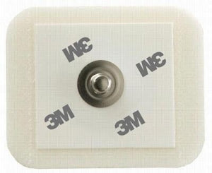 3M Healthcare Foam Monitoring Electrodes - Foam Monitoring Electrode, Stainless Steel Stud, 1.29" x 1.56" - 2228-5