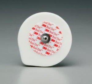 3M Healthcare Foam Monitoring Electrodes - Foam Monitoring Electrode, Stainless Steel Stud, 1.29" x 1.56" - 2228