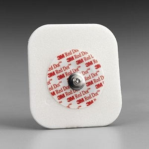 3M Healthcare Red Dot Diaphoretic-Foam Monitoring Electrode - Red Dot Diaphoretic-Foam ECG Electrode - 2230