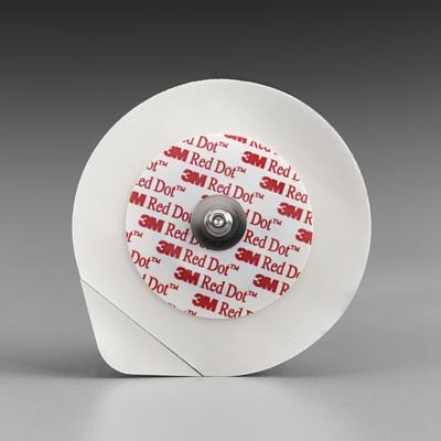 Red Dot Clear Plastic Monitoring Electrodes by 3M Healthcare