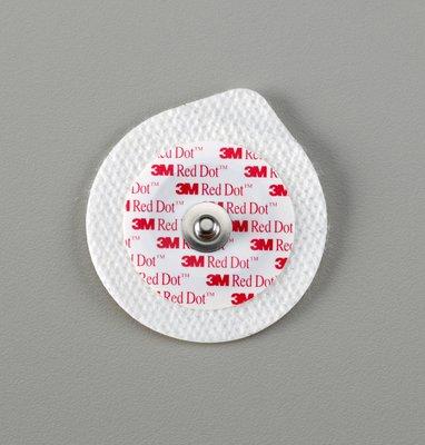 Red Dot Monitoring Electrode w/Soft Tape Cloth Backing by 3M