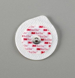 3M Red Dot Monitoring Electrode w/Soft Tape Cloth Backing - Red Dot Monitoring Electrode, Size S - 2245-50