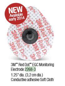 Red Dot ECG Monitoring Electrodes by 3M Healthcare