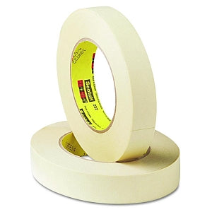 3M Masking Tape - 232 High-Performance Masking Tape, 24 mm x 55 m, 3" Core, Tan - 232-1