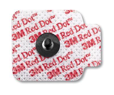 3M Red Dot Repositionable Monitoring Electrodes - ELECTRODE, ECG, SNP, REPOSITION, CLOTH - 2670-3