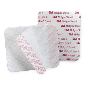 3M Medipore Dress-It Pre-cut Dressing Covers - Medipore Dressing Cover, Precut, Cloth, 3-7/8" x 4-5/8" - 2954