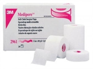 3M Medipore Soft Cloth Surgical Tape - Medipore Surgical Tape, Soft Cloth, 4" x 10 yd. - 2964