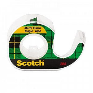 3M Healthcare Scotch Magic Tape - Magic Tape in Handheld Dispenser, 0.75" x 300", 1" Core, Clear, 3/Pack - 3105