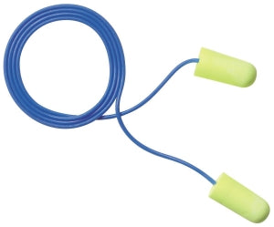 3M Healthcare E-A-Rsoft Yellow Neons Corded Earplugs - Yellow Neon Earsoft Regular Corded Earplugs - 311-1250