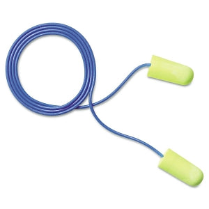 3M Healthcare E-A-Rsoft Yellow Neons Corded Earplugs - E·A·Rsoft Soft Foam Earplugs, Corded, Regular Size, Neon Yellow, 200 Pairs - 311-1250