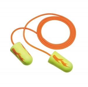 3M Healthcare E-A-Rsoft Yellow Blasts Corded Earplugs - EARPLUGS, E-A-RSOFT YELLOW NEON BLAST - 311-1252