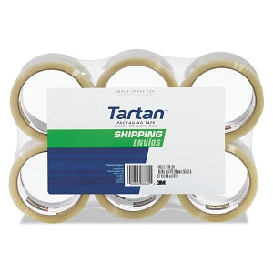 3M Healthcare Tartan General-Purpose Packing Tape - 3710 Packaging Tape, 3" Core, Clear, 1.88" x 54.6 yd. - 37106PK