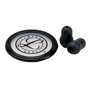 3M Healthcare Littmann Master Classic II Stethoscope 2147 - Master Classic Stethoscope Spare Parts Kit, Black - 40022