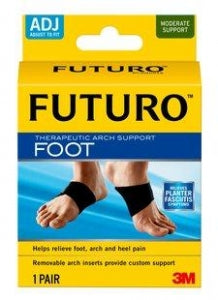 3M Healthcare Black FUTURO Adjustable Therapeutic Arch Support - Black FUTURO Adjustable Therapeutic Arch Support - 48510EN