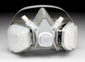 3M Healthcare Organic Vapor / P95 Half Facepiece - ASSEMBLY, MEDIUM DUAL CARTRIDGE RESPIRATR - 52P71