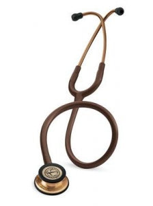 3M Healthcare Littmann Classic III Monitoring Stethoscopes - 3M Littmann Classic III Monitoring Stethoscope, Copper-Finish Chestpiece, Chocolate Tube, 27" - 5809