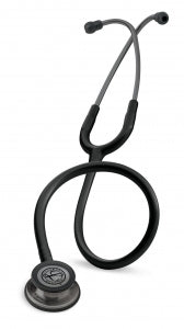 3M Healthcare Littmann Classic III Monitoring Stethoscopes - 3M Littmann Classic III Monitoring Stethoscope, Smoke-Finish, Black Tube, 27" - 5811