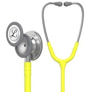 3M Healthcare Littmann Classic III Monitoring Stethoscopes - 3M Littmann Classic III Monitoring Stethoscope, Lemon-Lime Tube, 27" - 5839