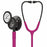 3M Healthcare Littmann Classic III Monitoring Stethoscopes - 3M Littmann Classic III Monitoring Stethoscope, Smoke-Finish Chestpiece, Black Stem and Headset, Raspberry Tube, 27" - 5871