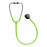 3M Healthcare Littmann Classic III Monitoring Stethoscopes - 3M Littmann Classic III Monitoring Stethoscope, Smoke-Finish Chestpiece, Blue Stem, Smoke Headset, Lime Green Tube, 27" - 5875