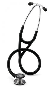 3M Healthcare Littmann Cardiology IV Diagnostic Stethoscopes - 3M Littmann Cardiology IV Diagnostic Stethoscope, Standard-Finish Chestpiece, Black Tube, Stainless Stem and Headset, 22" - 6151