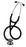 3M Healthcare Littmann Cardiology IV Diagnostic Stethoscopes - 3M Littmann Cardiology IV Diagnostic Stethoscope, Standard-Finish Chestpiece, Black Tube, Stainless Stem and Headset, 22" - 6151