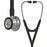 3M Healthcare Littmann Cardiology IV Diagnostic Stethoscopes - 3M Littmann Cardiology IV Diagnostic Stethoscope, Standard-Finish Chestpiece, Black Tube, Stainless Stem and Headset, 22" - 6151