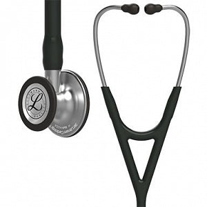 3M Healthcare Littmann Cardiology IV Diagnostic Stethoscopes - 3M Littmann Cardiology IV Diagnostic Stethoscope, Standard-Finish Chestpiece, Black Tube, Stainless Stem and Headset, 27" - 6152