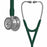 3M Healthcare Littmann Cardiology IV Diagnostic Stethoscopes - 3M Littmann Cardiology IV Diagnostic Stethoscope, Standard-Finish Chestpiece, Hunter Green Tube, Stainless Stem and Headset, 27" - 6155