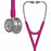 3M Healthcare Littmann Cardiology IV Diagnostic Stethoscopes - 3M Littmann Cardiology IV Diagnostic Stethoscope, Standard-Finish Chestpiece, Raspberry Tube, Stainless Stem and Headset, 27" - 6158