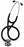 3M Healthcare Littmann Cardiology IV Diagnostic Stethoscopes - 3M Littmann Cardiology IV Diagnostic Stethoscope, Smoke-Finish Chestpiece, Black Tube, Smoke Stem and Headset, 27" - 6162