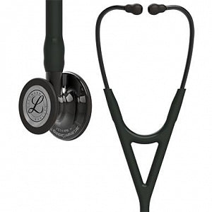 3M Healthcare Littmann Cardiology IV Diagnostic Stethoscopes - 3M Littmann Cardiology IV Diagnostic Stethoscope, Smoke-Finish Chestpiece, Black Tube, Smoke Stem and Headset, 27" - 6162