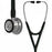 3M Healthcare Littmann Cardiology IV Diagnostic Stethoscopes - 3M Littmann Cardiology IV Diagnostic Stethoscope, Brass-Finish Chestpiece, Black Tube, Stem and Headset, 27" - 6164