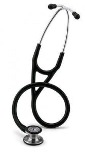 3M Healthcare Littmann Cardiology IV Diagnostic Stethoscopes - 3M Littmann Cardiology IV Diagnostic Stethoscope, Rainbow-Finish Chestpiece, Black Tube, Stem and Headset, 27" - 6165