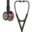 3M Healthcare Littmann Cardiology IV Diagnostic Stethoscopes - 3M Littmann Cardiology IV Diagnostic Stethoscope, Rainbow-Finish Chestpiece, Black Tube, Stem and Headset, 27" - 6165