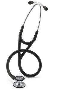 3M Healthcare Littmann Cardiology IV Diagnostic Stethoscopes - 3M Littmann Cardiology IV Diagnostic Stethoscope, Mirror-Finish Chestpiece and Stem, Black Tube, Stainless Headset, 27" - 6177