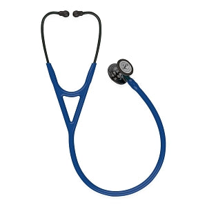 3M Healthcare Littmann Cardiology IV Diagnostic Stethoscopes - 3M Littmann Cardiology IV Diagnostic Stethoscope, Smoke-Finish Chestpiece, Navy Tube, Blue Stem and Black Headset, 27" - 6202