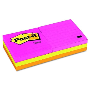 3M Healthcare Post-It Notes - Post-it Rio de Janeiro Color 2" x 2" 90-Sheet Adhesive Notes - 630-6AN