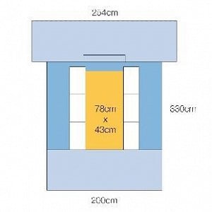 3M Cardio Vascular Steridrapes - Steri-Drape Cardio / Chest Drape with Ioban 2 Incise Film, 78" L x 128" W - 6682