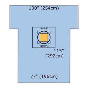 3M Cesarean-Section Sheet & Pouch w/Ioban 2 Incise Film - Steri-Drape Cesarean-Section Drape with Ioban 2 Incise Pouch - 6697